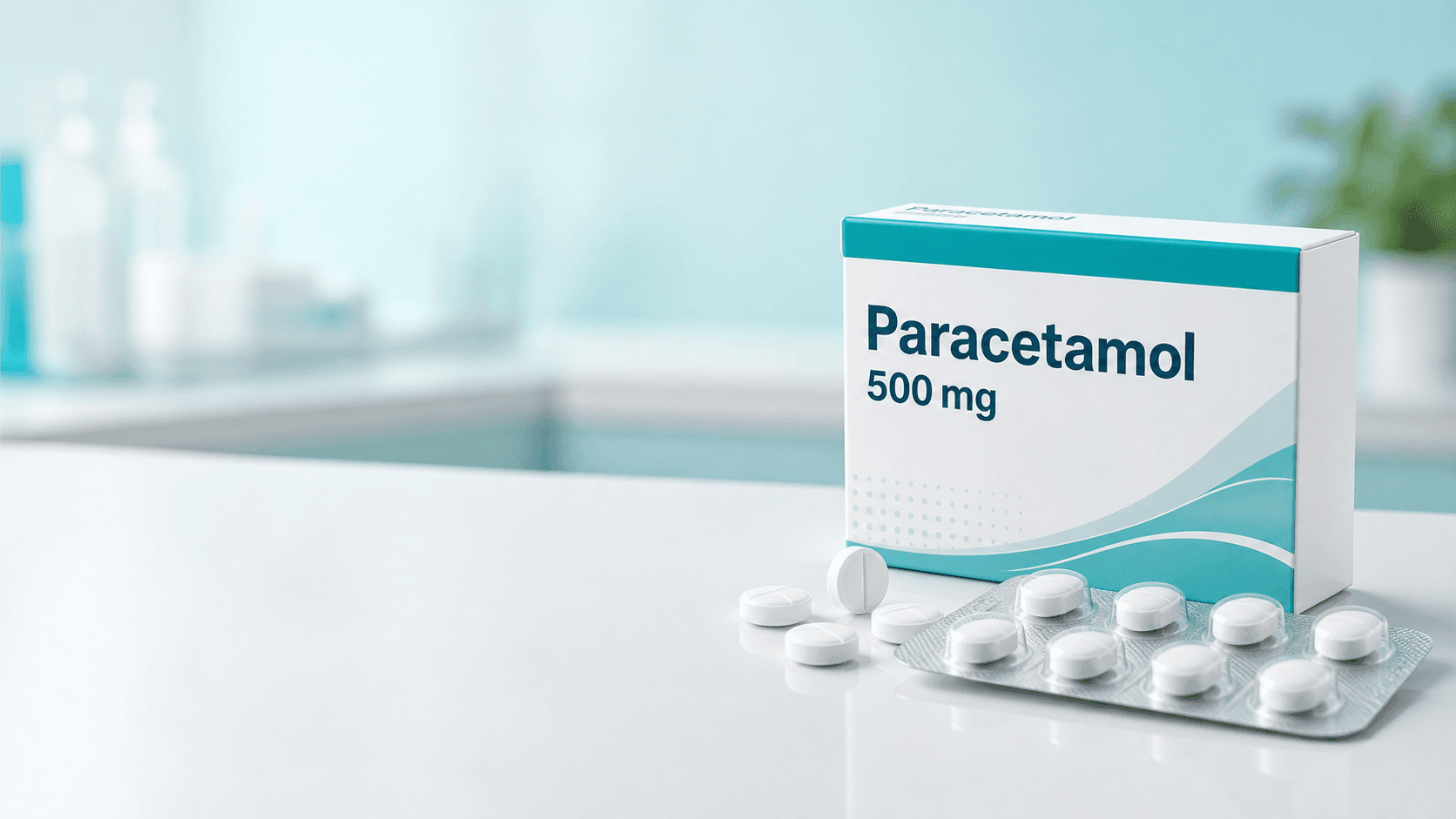 Medicine tablets beside a symptom check result preview